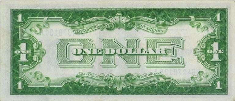 Series 1934 Funnyback Silver Certificate