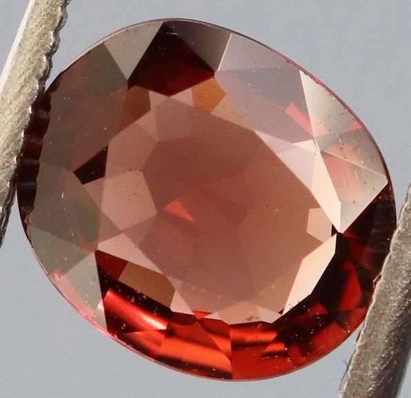 Glittering amber red 1.04ct Spessartite Garnet