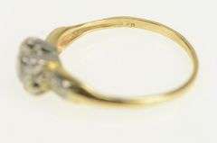 14K Yellow Gold 1940's 0.75 Ctw Old Mine Diamond Engagement Ring