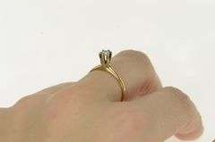 14K Yellow Gold 0.25 Ct Old Mine Cut Diamond Engagement Ring