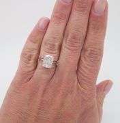 3.00CT Radiant Cut Diamond Engagement Ring