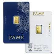 2x PAMP Suisse 1.0 Gram Pure Gold Bars!