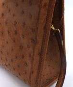 Vintage Hermes Ostrich Handbag with Strap