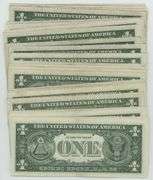 Nice lot of 40 crisp AU mixed 1935 & 1957 $1 Silver Certificates
