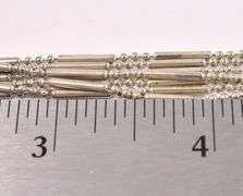 Silver Bead Bracelet In Sterling Silver