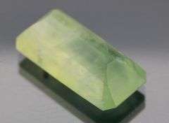 Collectors 38.63ct emerald cut Prehnite
