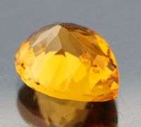 Simply divine 8.68ct concave cut high fire golden Citrine