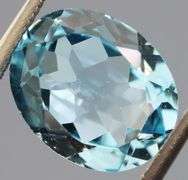 High fire 3.90ct VS sky blue Topaz