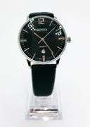 Classic Looking Everyday Men's Geneva Watch w/ Genuine Leather Band