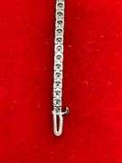 CERTIFIED BRAND NEW 14K WHITE GOLD LADIES DIAMOND TENNIS BRACELET . 3.00 CARATS