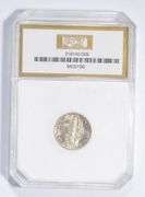 MS65 1919-D Mercury Silver Dime - Full Bands - Graded PCI