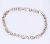 Vintage 925 Sterling Silver Gucci Style Bracelet