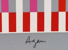 Original rare limited edition Agam. Hand signed by the artist
