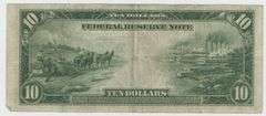 Much nicer 1914 Series Large Size $10 Federal Reserve Note (3-C)