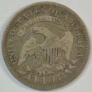Nice early Capped Bust Dime from 1827 in Fine. Full LIBERTY