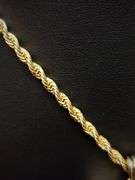 The Legend # 23 M Jordan14 Kt Gold Plated Rope Chain and Pendant