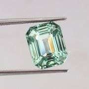 7.50 CARAT GREEN SAPPHIRE RADIANT CUT LOOSE GEMSTONE