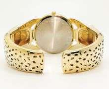 18kt GP Leopard Geneva Bangle Watch
