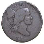 1795 JEFFERSON Head Large Cent - Plain Edge RARE