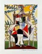 Extremely Rare Group Lot of 6 Pablo Picasso Hand Signed Estate Artworks