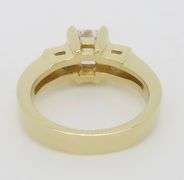 Certified Three Stone Diamond Engagement Ring