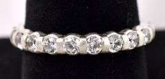 CZ Ring In Sterling Silver