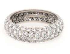 Tiffany & Co. 2.90ctw Diamond Etoile Eternity Band Ring in Platinum