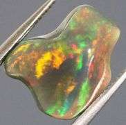 Gorgeous collectors 1.90ct free form black Opal vein