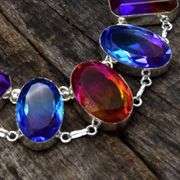 Gorgeous Multi Color Lab Ametrine Necklace.