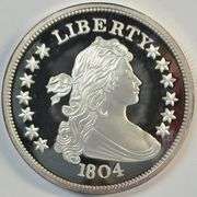 Great 1804 Silver Dollar pure .999 fine silver 2 Troy Oz replica