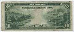 Series of 1914 Large Size $10 Federal Reserve Note (3-C)