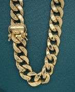 10.5MM 14K GOLD MIAMI CUBAN LINK CHAIN