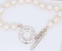 Tiffany & Co Fresh Water Pearl Toggle Bracelet