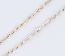 Italian 925 Sterling Silver Rope Chain Necklace