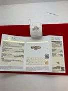 CERTIFIED 14K GOLD AND DIAMOND LADIES RING