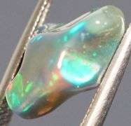 High fire collectors 2.68ct free form black Opal vein