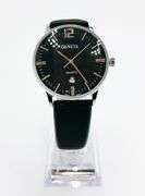 Classic Looking Everyday Men's Geneva Watch w/ Genuine Leather Band