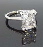 3.00CT Radiant Cut Diamond Engagement Ring