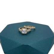 14K Gold Engagement Ring Set