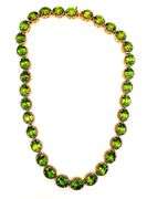 100.00+CARAT NATURAL PERIDOT & DIAMOND NECKLACE