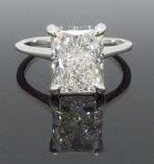 3.00CT Radiant Cut Diamond Engagement Ring