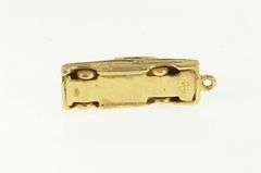 14K Yellow Gold 3D 1950's Car Sedan Vintage Travel Charm/Pendant