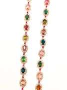 STUNNING TOURMALINE AND DIAMOND NECKLACE