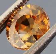 Top luster 1.75ct natural Imperial Zircon