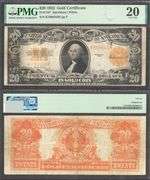 $20 1922 Gold Certificate Fr. 1187 PMG 20 Very Fine