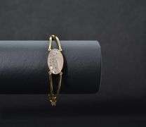 Ladies Vintage Monet Clasped Bangle Bracelet