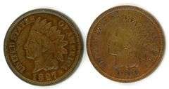 Nicer 1897 & 1906 Indian Head Cents