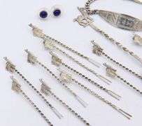 Group Lot of Vintage 925 Sterling Silver Miscellaneous
