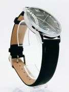 Classic Looking Everyday Men's Geneva Watch w/ Genuine Leather Band