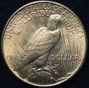 1924 Peace Silver Dollar BU